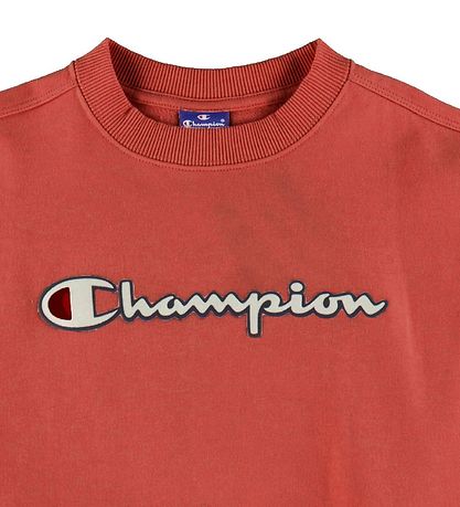 Champion Fashion Sweatshirt - Rød m. Logo