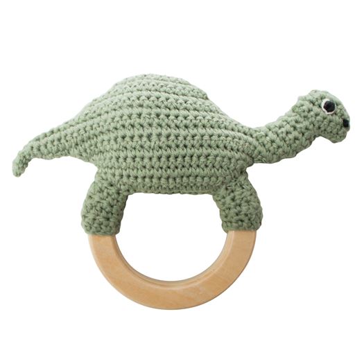 Sebra Dino Hæklet Rangle