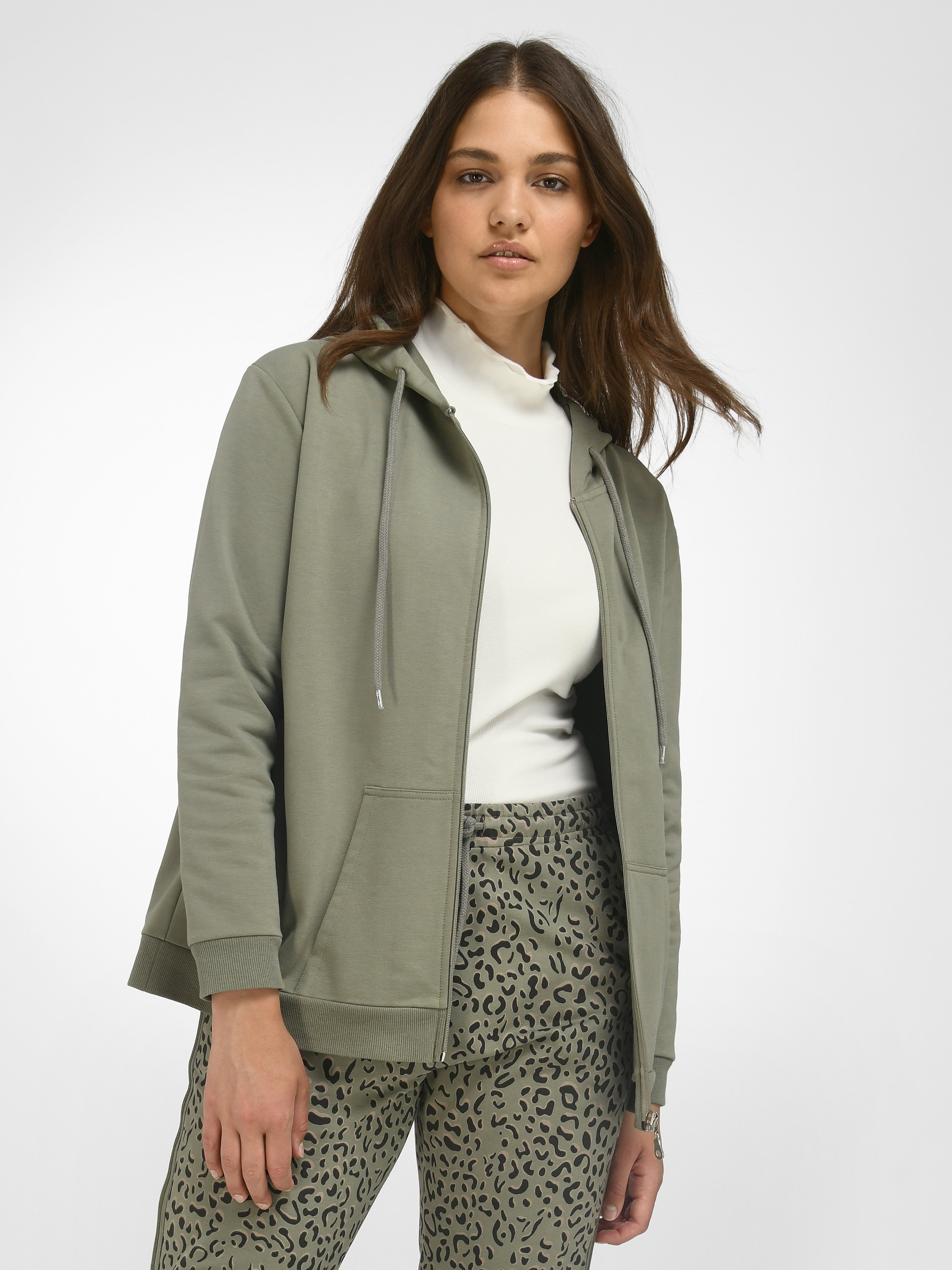 Hoodie-Sweatjacke