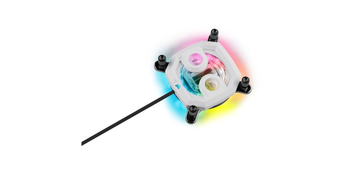 CorsairHydro X series XC7 RGB PRO (1200/1700/AM4) cpu-koeler  (Wit)