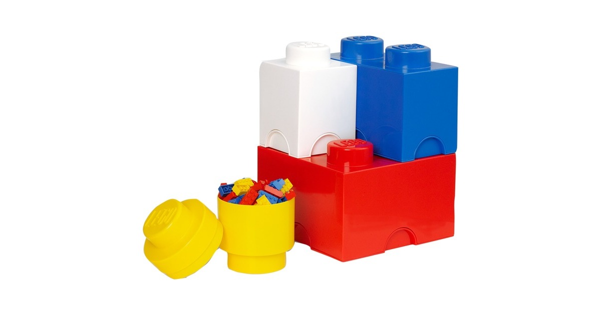 Room CopenhagenLEGO Storage Multi pack kleurrijk opbergdoos  (Rood, 4 stuks)