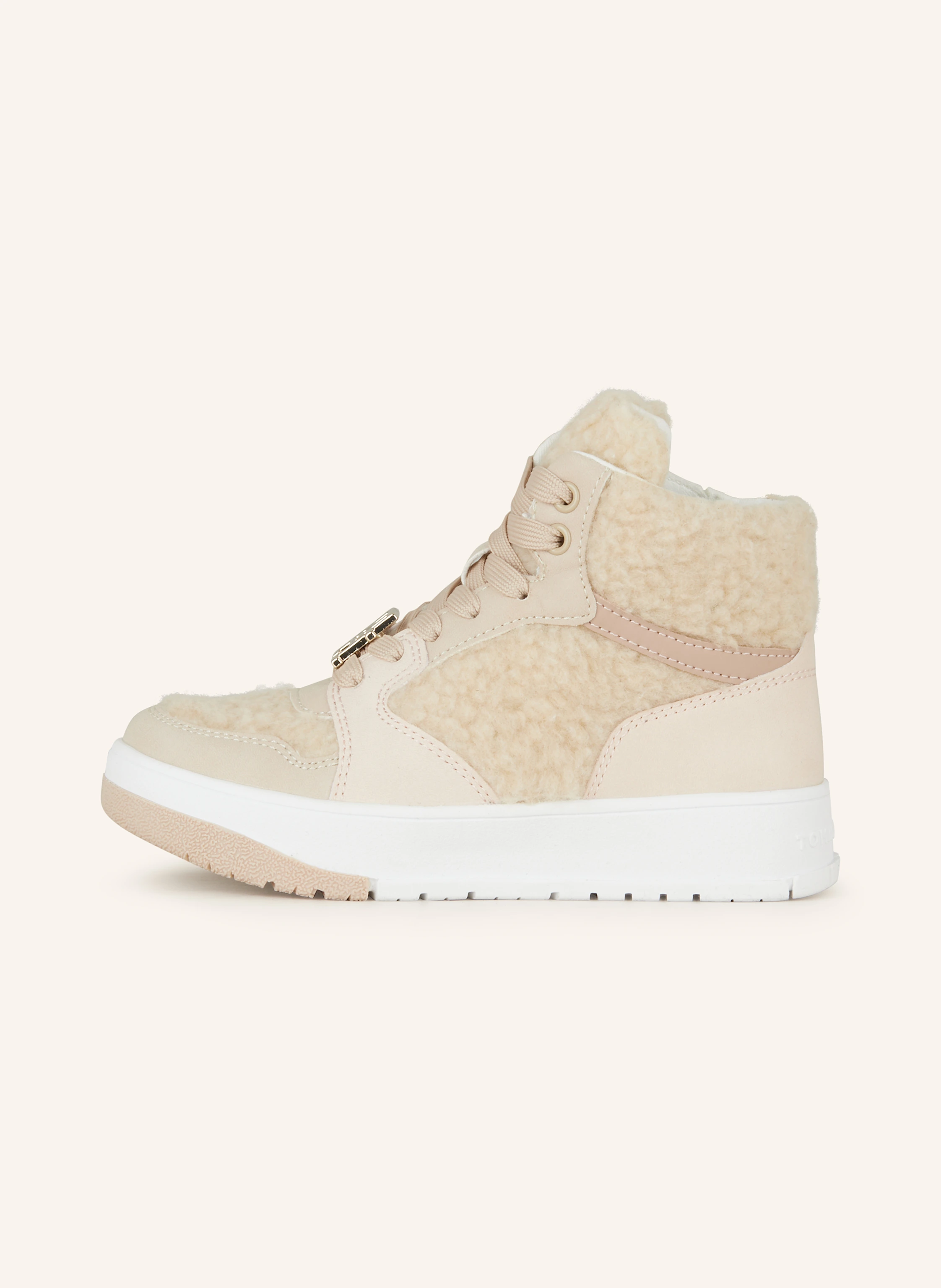 TOMMY HILFIGER Hightop-Sneaker mit Teddyfell
