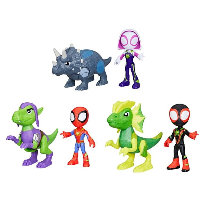 Spidey und seine Superfreunde - 2er Pack - Spielfiguren - Dino-Webs - 1 Stück