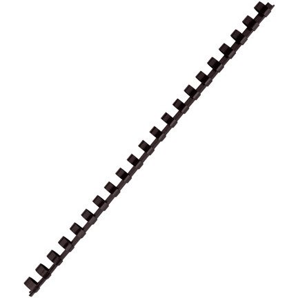 Baguette reliure anneaux plastique 12 mm PAVO couleur - Boîte de 100