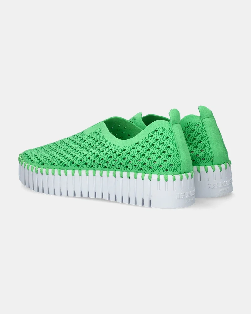 Ilse Jacobsen Tulip Instapschoenen  - groen