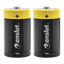 D-batterier 2-pk
