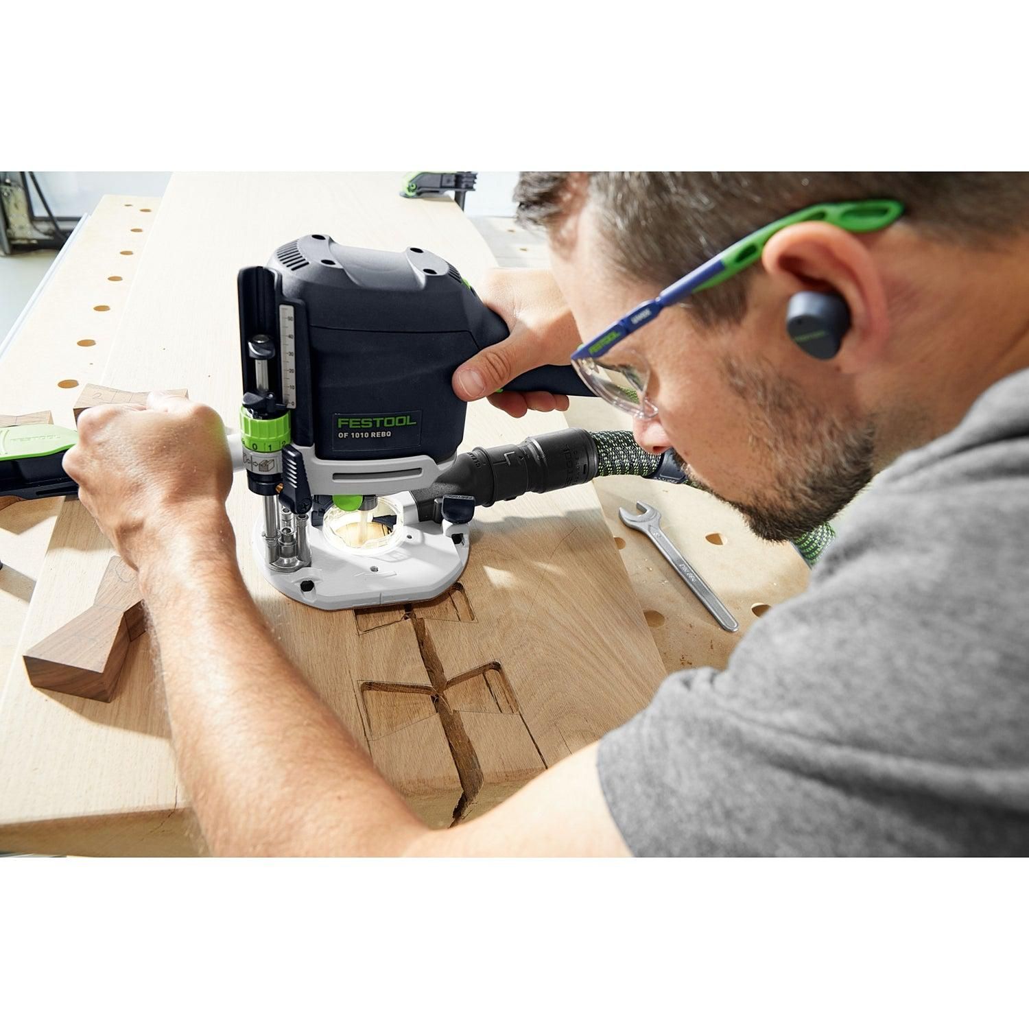 Festool OF 1010 REBQ-FS-Set Box Bovenfrees in Systainer met FS 800/2 Geleiderail - 578053