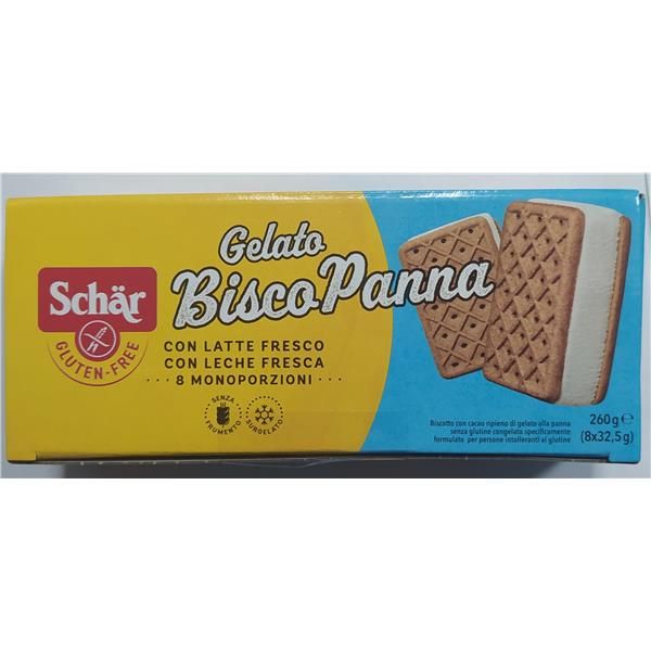 Gelado De Baunilha Com Bolacha De Cacau