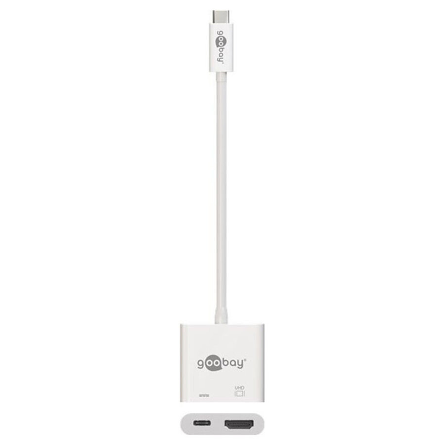 Goobay Adaptateur USB-C vers HDMI 1.4 + USB-C PD60W