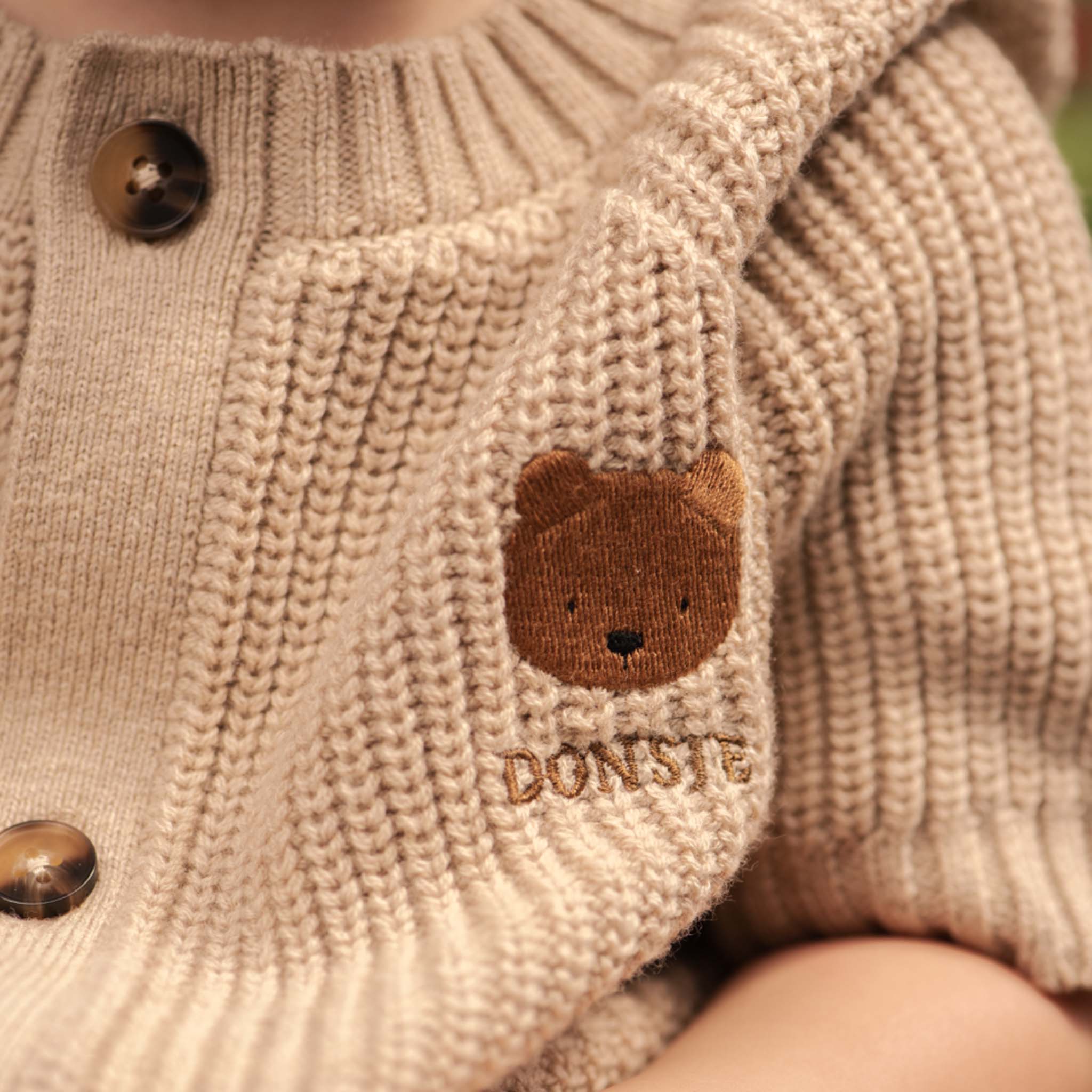 Baby Overall Dantje Bear Milk Chocolate