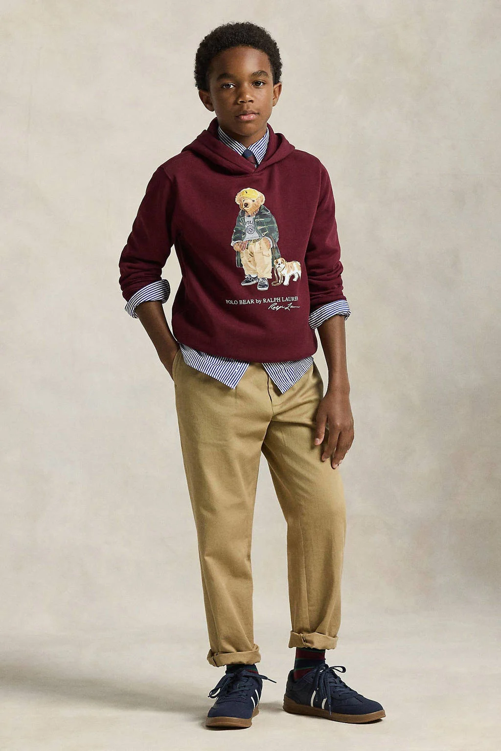 POLO Ralph Lauren hoodie donkerrood