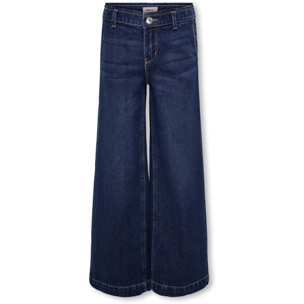 Køb kids ONLY Dark Blue Denim Comet Wide Denim Pim Jeans Noos