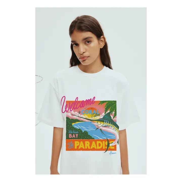Alémais T-shirt Coral Bay Coton Bio | Ecru
