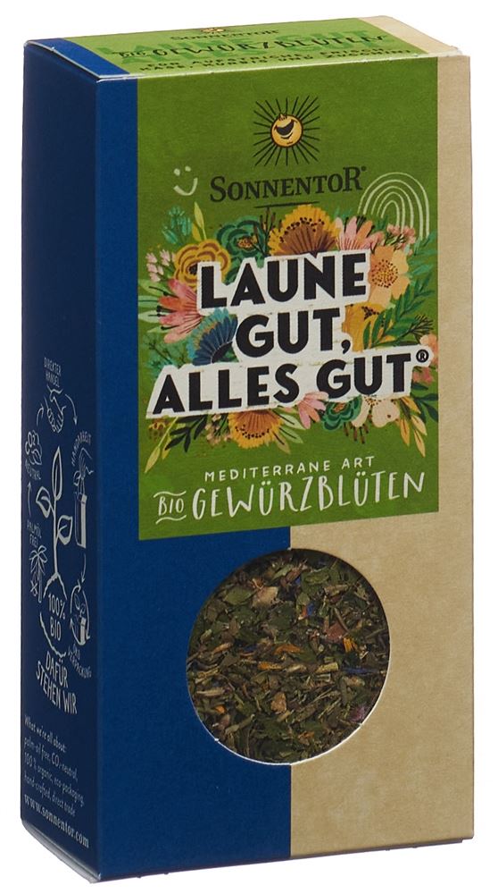 SONNENTOR Laune gut Gewürzblüten<br>25 g, Beutel, BIO