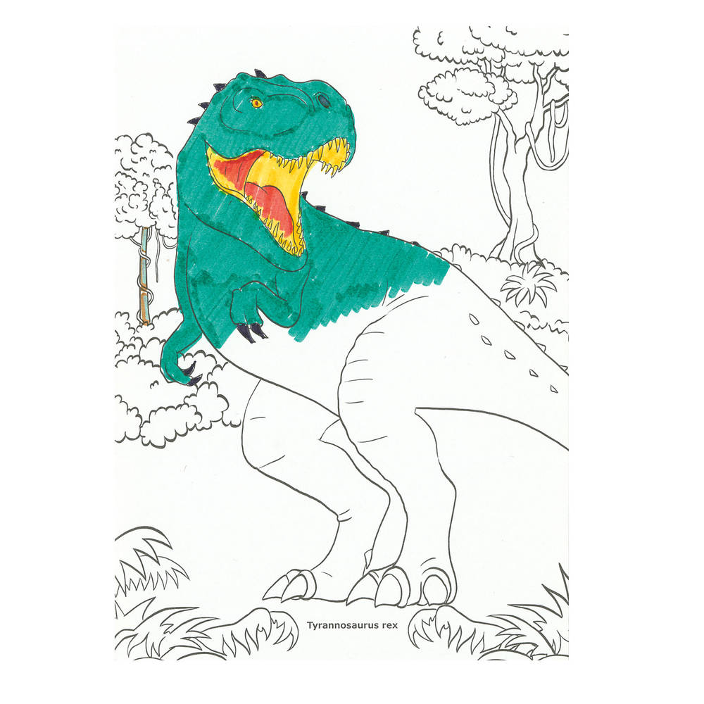 Dino World magische dubbele stiften - 10 stuks