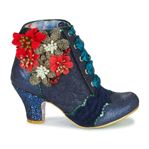 Irregular Choice - Winter Blooms - Bleu / Rouge