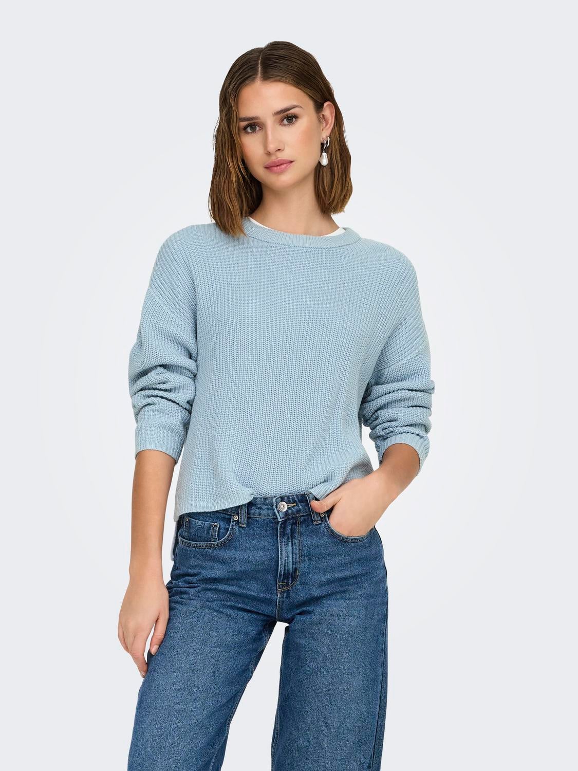 ONLLUNA Strickpullover Cashmere Blue