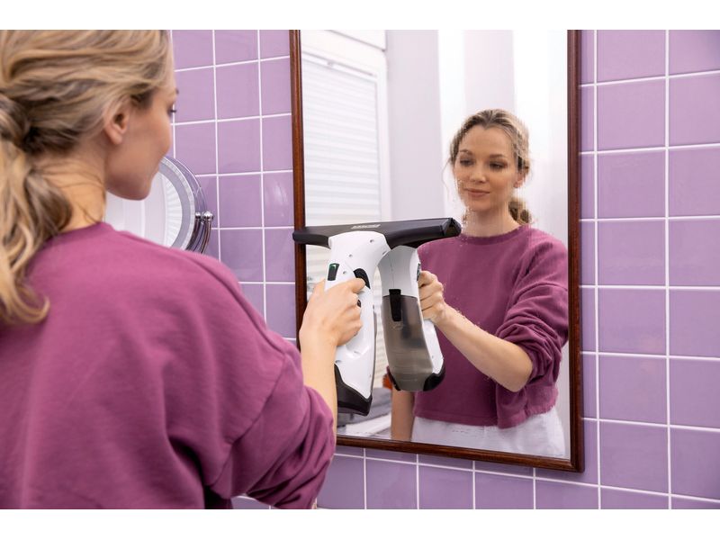 Kärcher Fenstersauger WV 2 Plus N Schwarz/Weiss Akku-Fenstersauger-Set