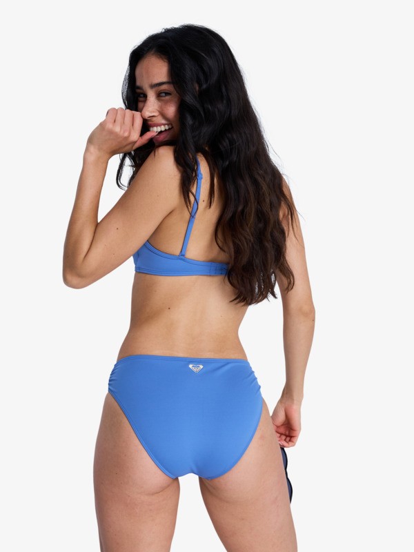 Solid Essentials Hipster Bas de bikini hipster Bleu Femme