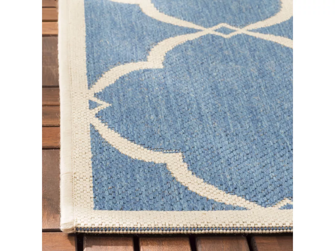 Tapis Blue & Creme 122 X 183 cm - Positano