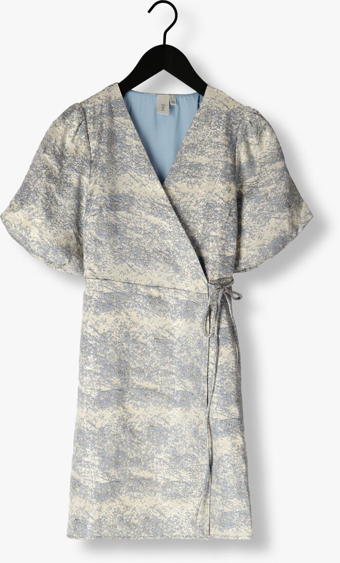 Y.A.S. lichtblauwe y.a.s. mini jurk yasclera ss dress