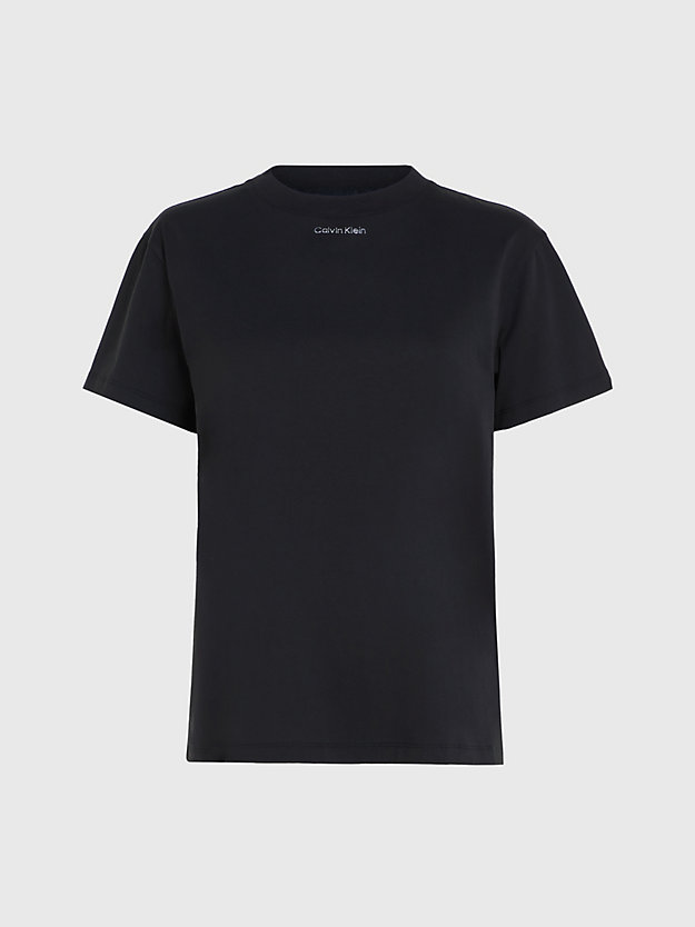 Camiseta de modelagem relaxada com micro logotipo