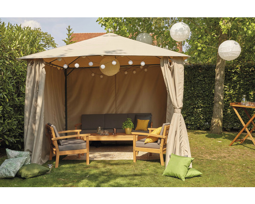 Tavira houten loungeset, 4-delig, grijs