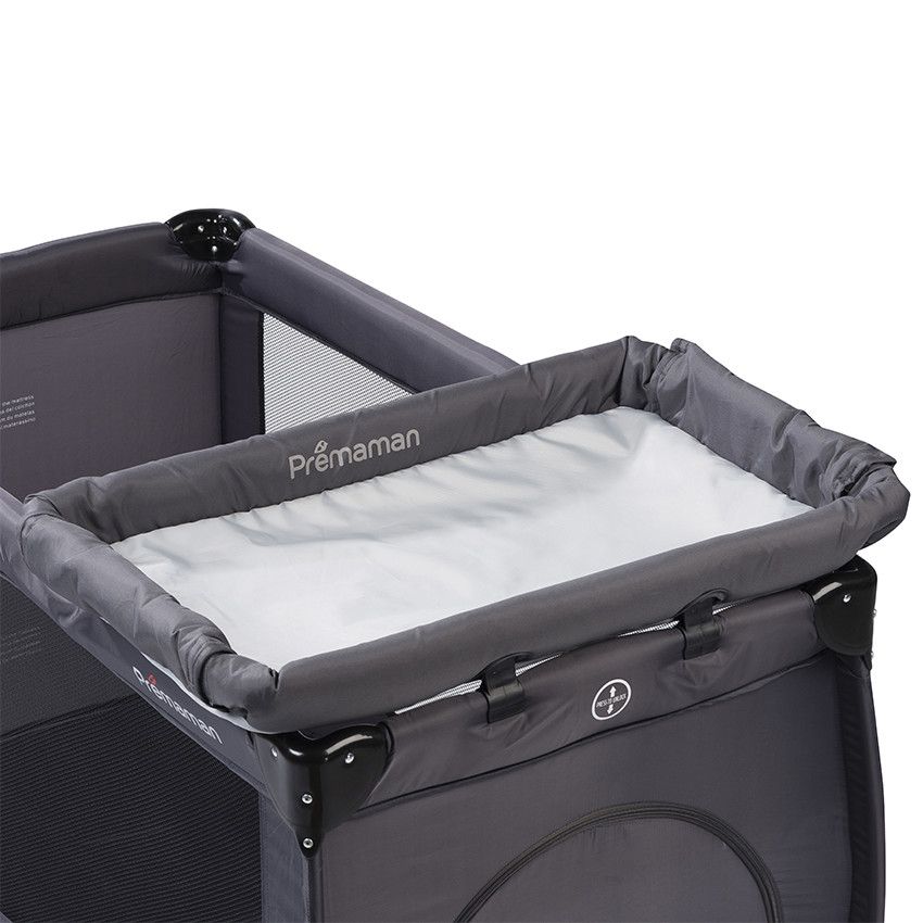 Matelas à langer pour lit de voyage - Ecru