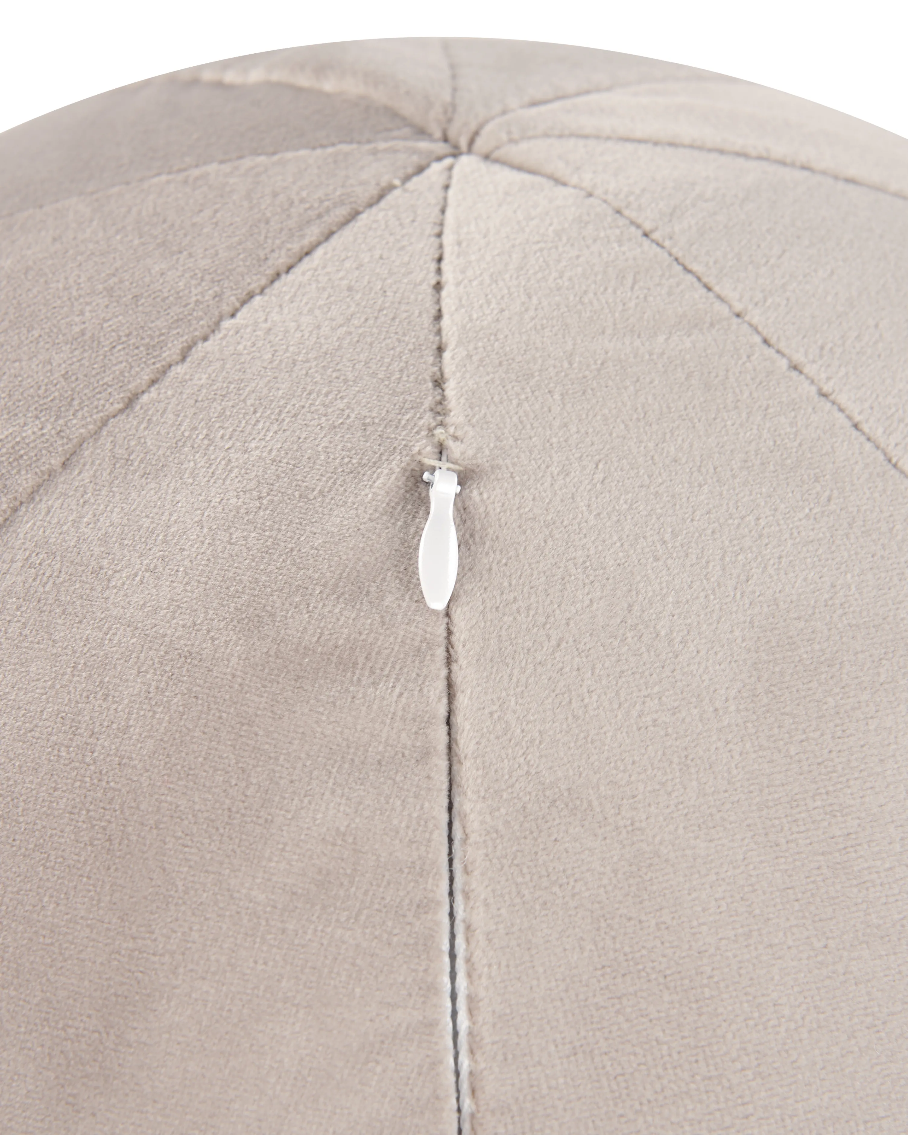 Fauteuil LEIREN Fluweel Taupe