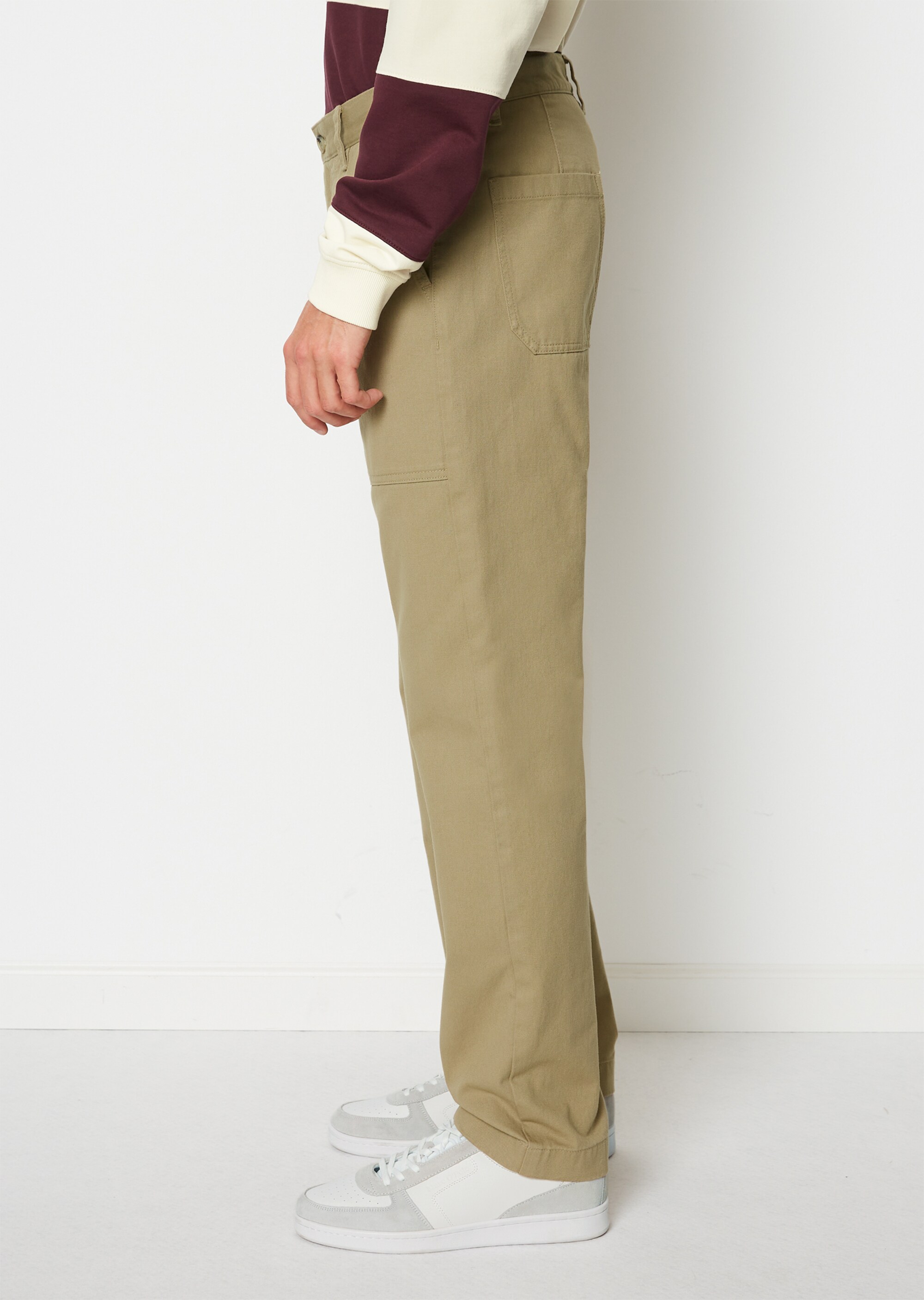 Straight Fit-Hose aus Bio-Baumwolle