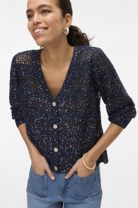 Vero Moda blauwe dames vest