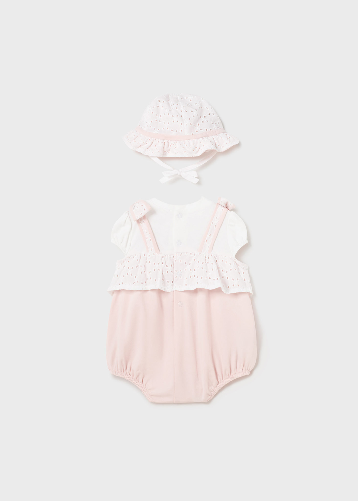 Macacão Better Cotton Newborn Nude com Gola Alta