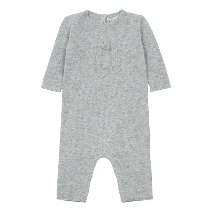 Bonpoint Combinaison Cachemire | Gris chiné