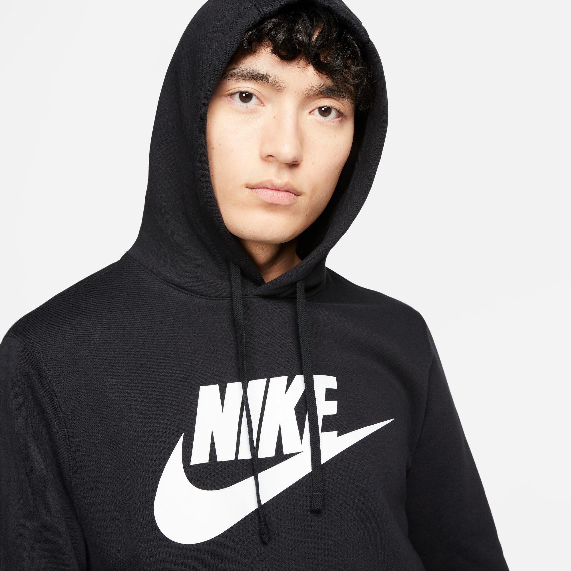 Nike Sportswear Club Fleece Mens Graphic Pullover Hoodie
