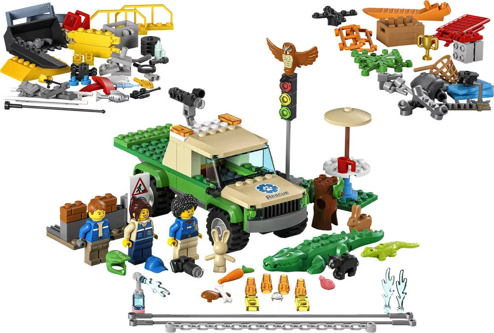 LEGO®CITY 60353 - MISSIONS DE SAUVETAGE DES ANIMAUX SAUVAGES