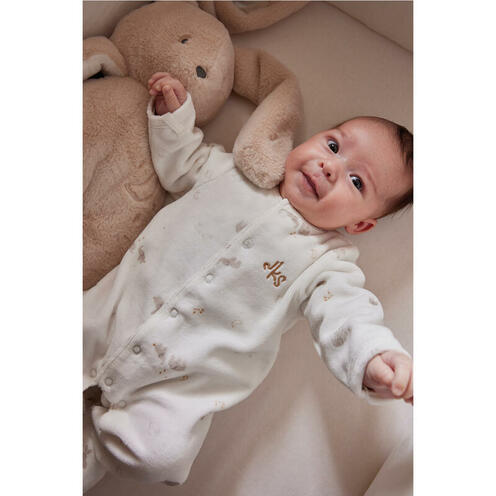 Pyjama velours - Bali et Moka - 0m - NOUKIE 'S
