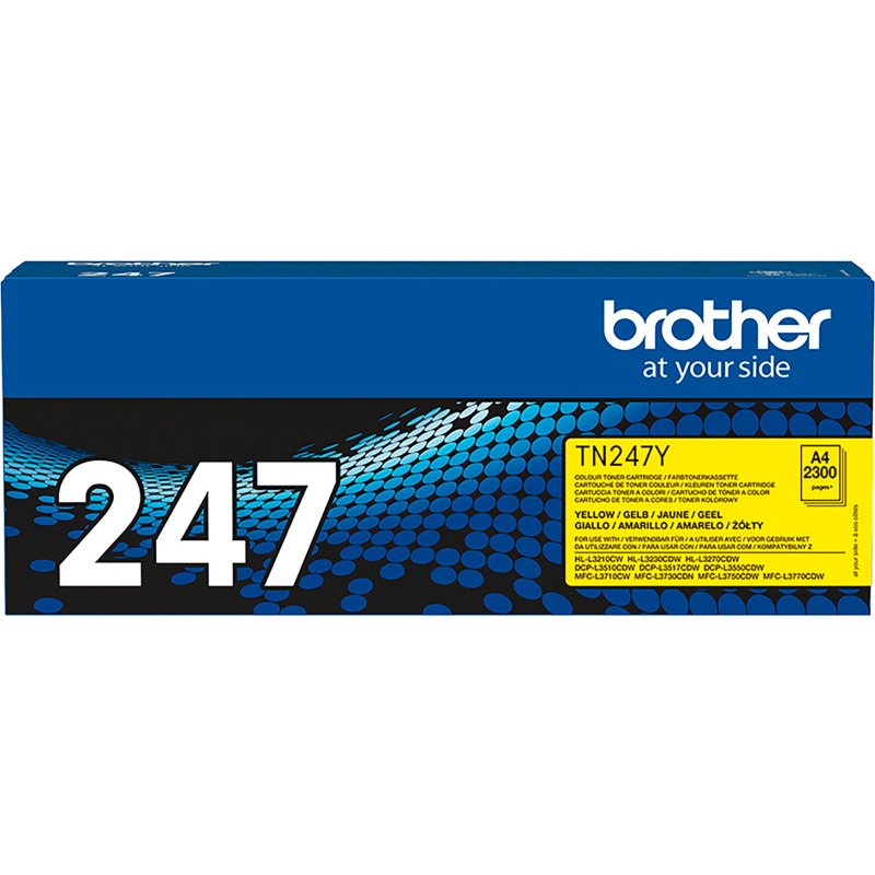 Toner Brother TN247 couleurs séparées haute capacité pour imprimante laser