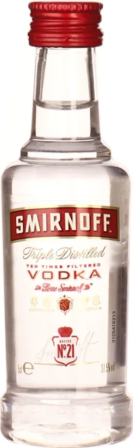 SMIRNOFF VODKA MINIATUREN 12X5CL