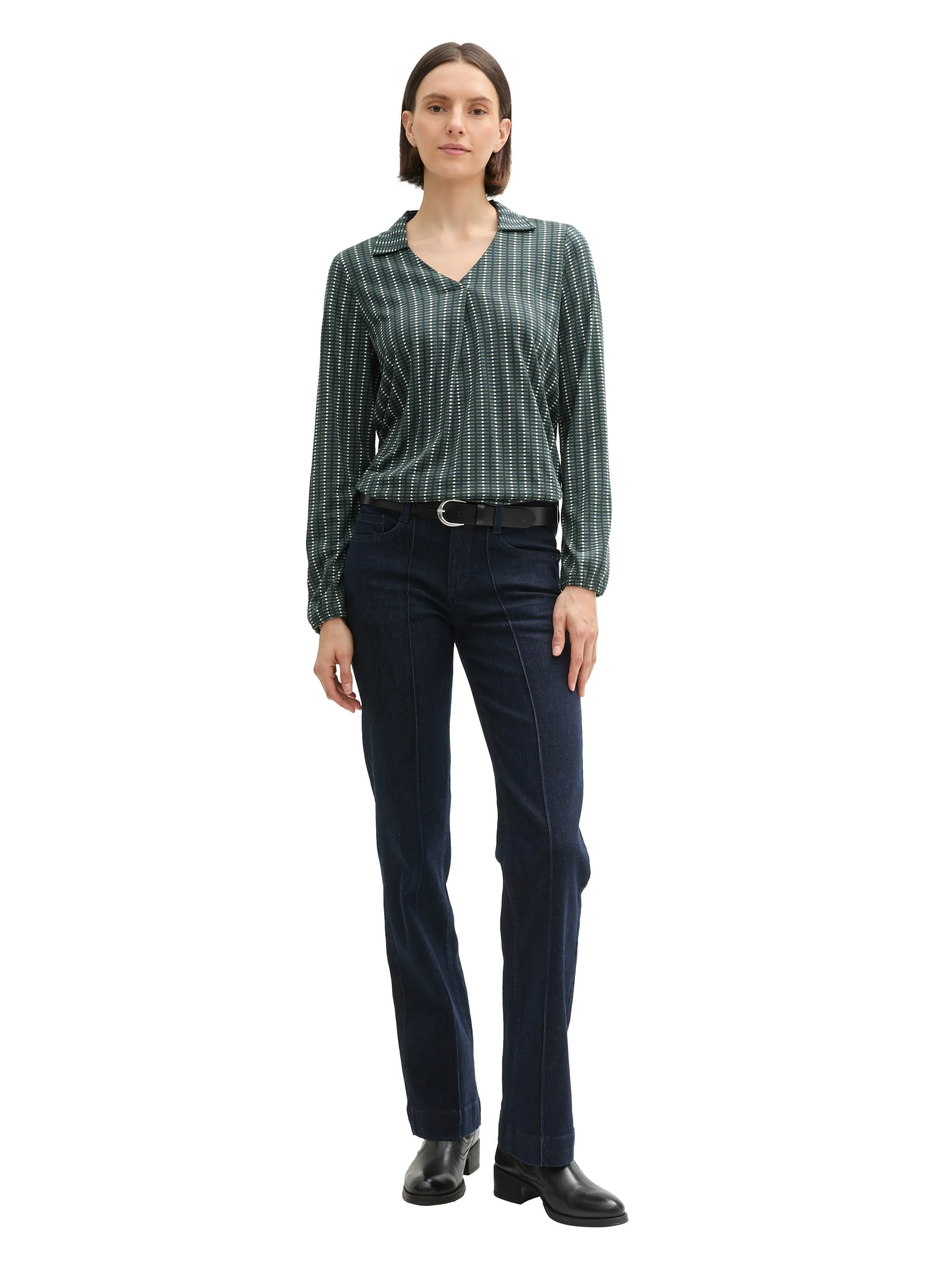 Damen Schlupfshirt mit Alloverprint