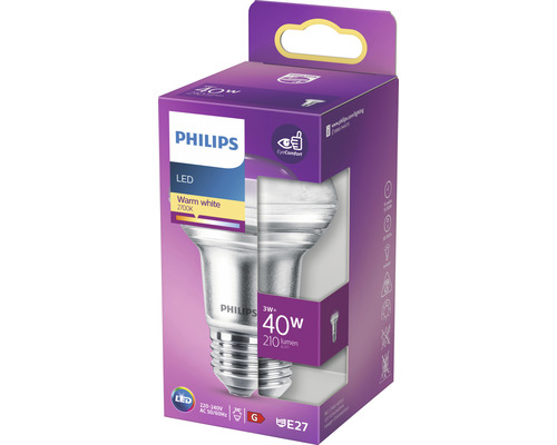 LED reflectorlamp R63 helder E27/3W (40W) 210 lm 2700 K warm wit