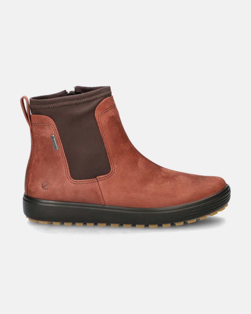 Ecco Soft 7 Tred Enkellaarsjes  - bruin