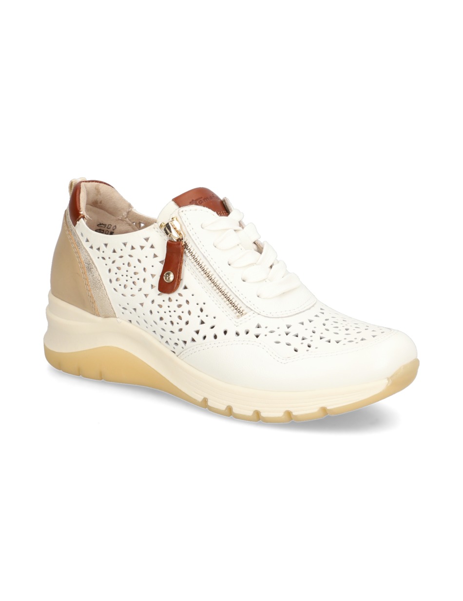Lederkombination Sneaker