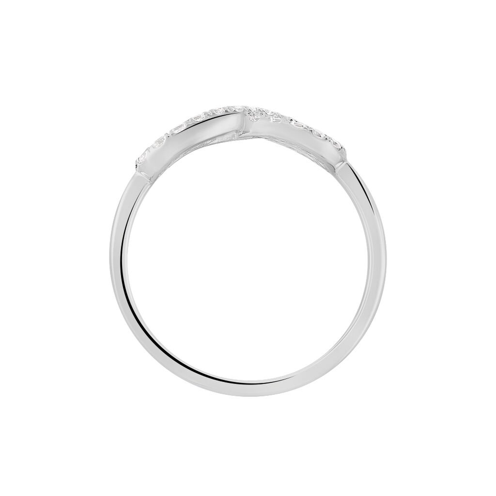 Bague Davila Argent Blanc Oxyde De Zirconium