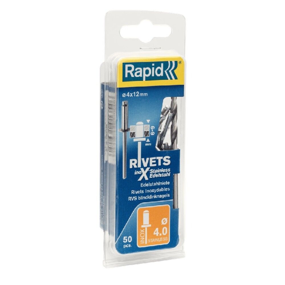 POPNAGLE RAPID Ø4X12 MM 50STK/PK