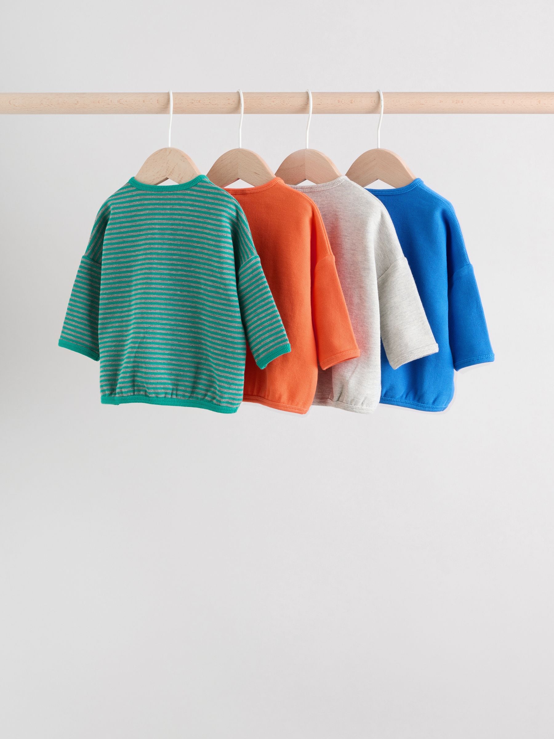 Licht - Baby T-shirts met lange mouwen 4 stuks (0mnd-2jr)