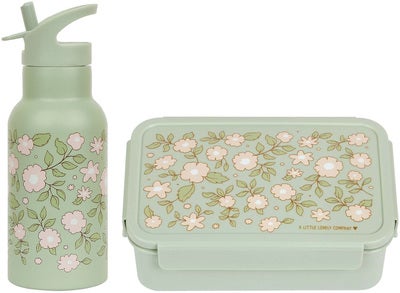 A Little Lovely Company Matboks & Flaske, Blossoms Sage