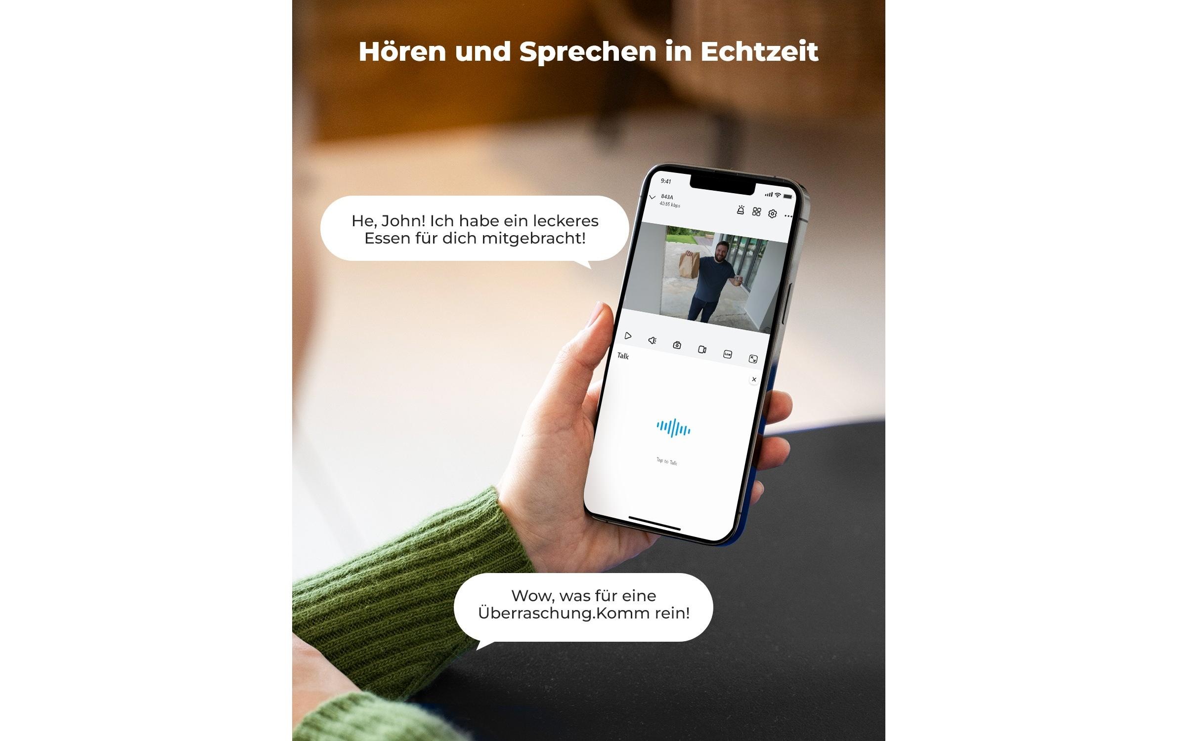 Reolink Überwachungskamera »P437 4K / PoE / 5xZoom« Aussenbereich