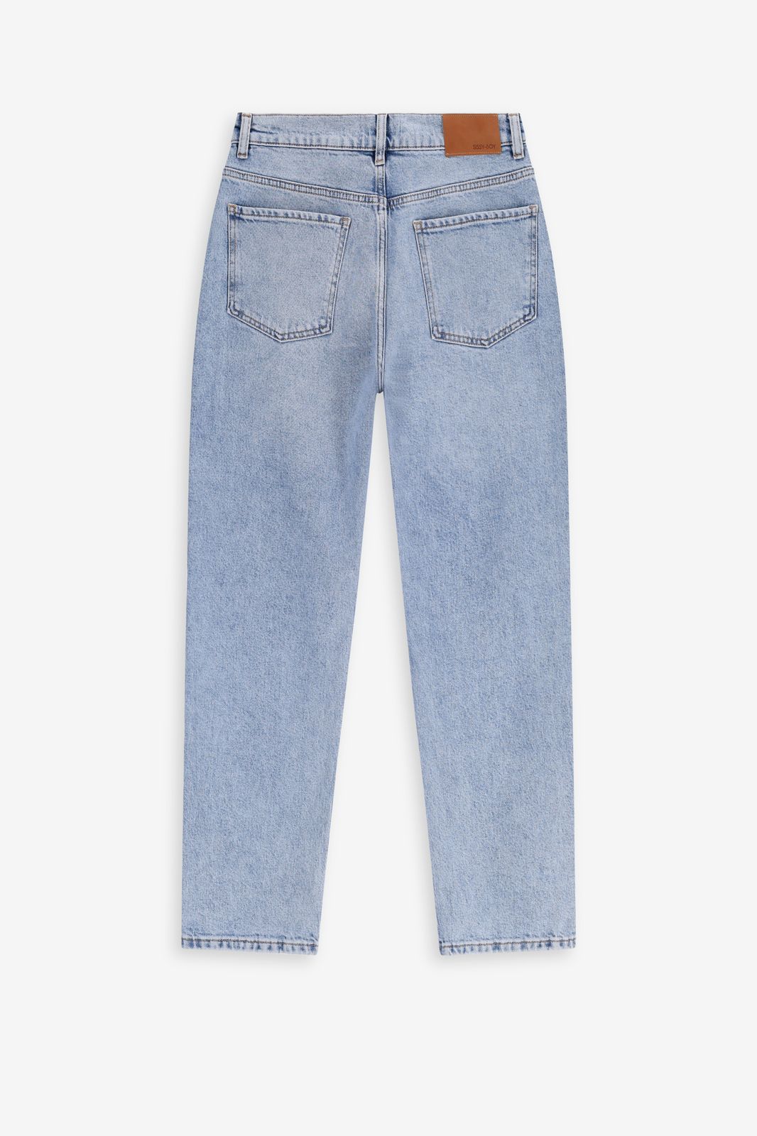 Blauwe high waist slim fit jeans