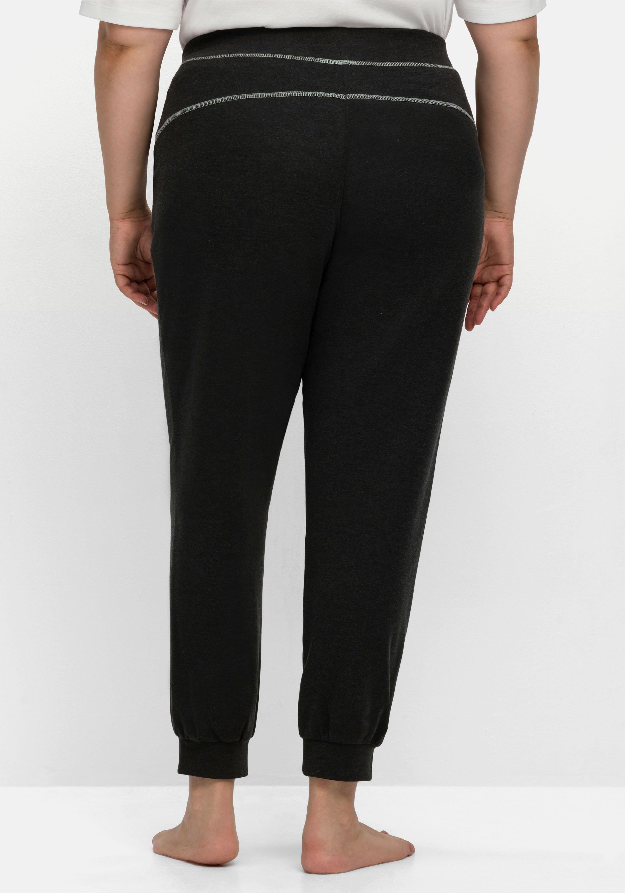 Relaxhose mit elastischem Saumbündchen