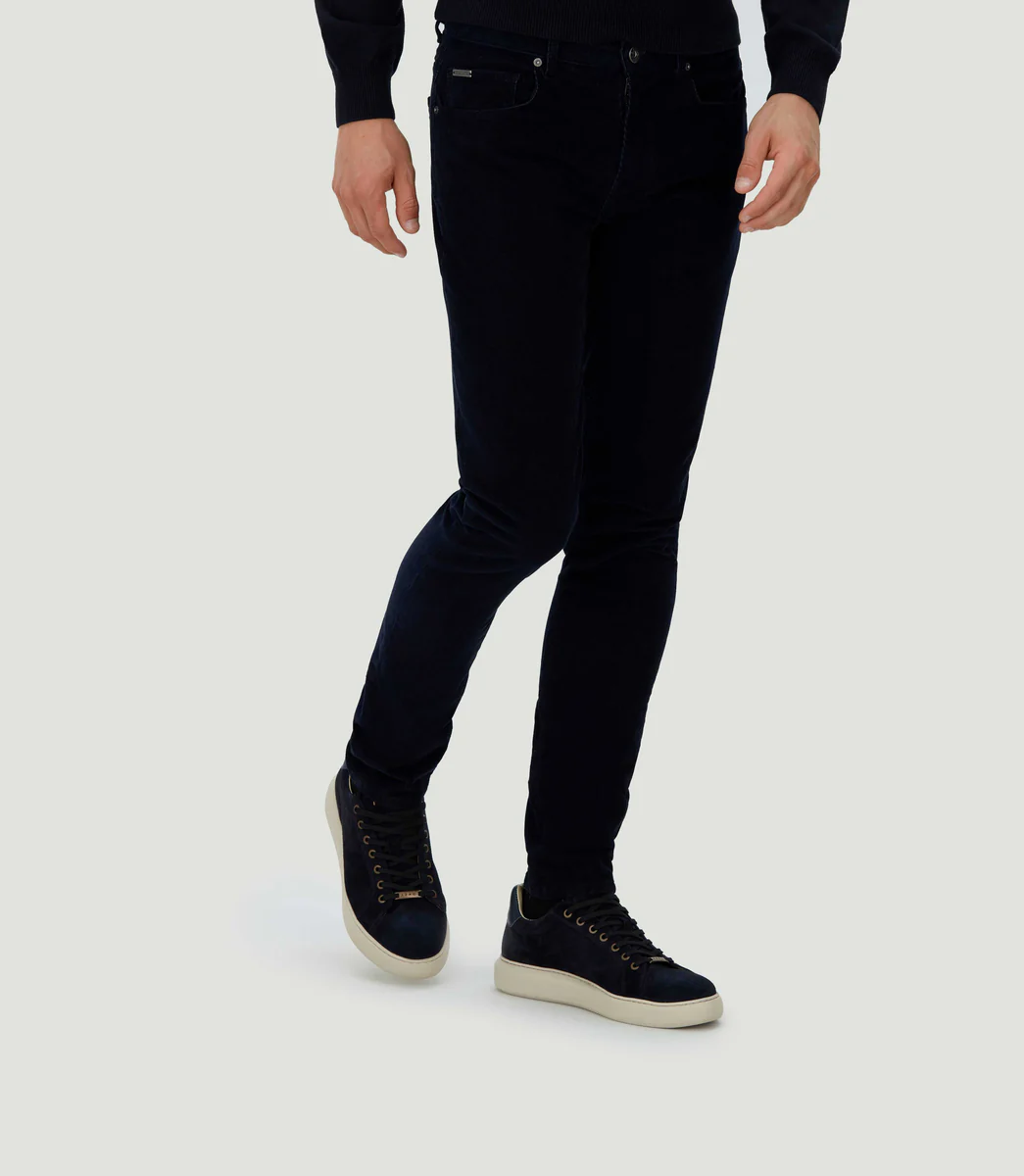 Pantalon en velours marine 